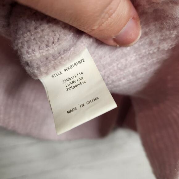 Code X Mode Pale Purple‎ Sleeveless Sweater Size XS - Picture 10 of 10